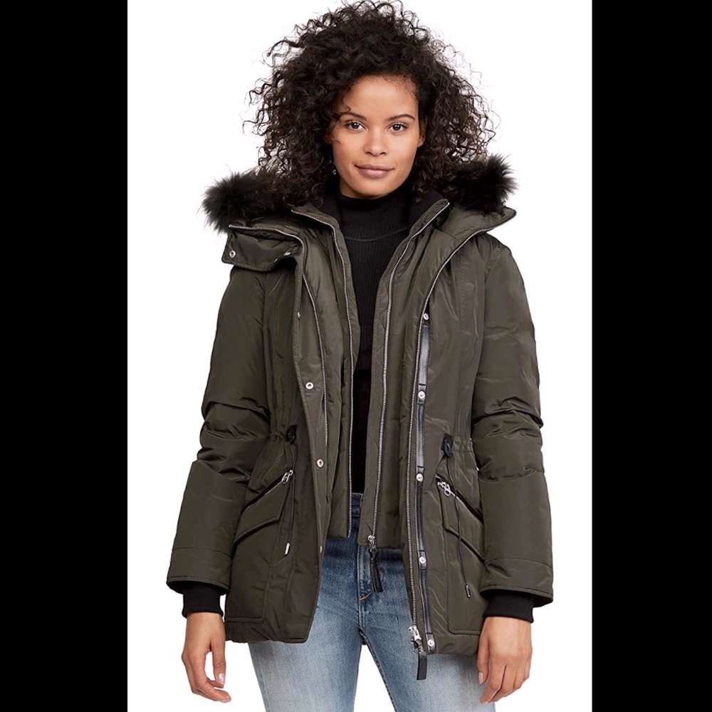 Mackage Women's Katryn Down Coat with Drawstring Waist